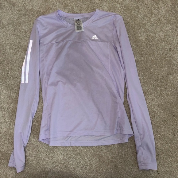 Adidas long sleeve athletic top - Picture 1 of 2